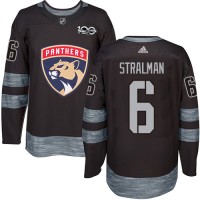Adidas Florida Panthers #6 Anton Stralman Black 1917-2017 100th Anniversary Stitched NHL Jersey