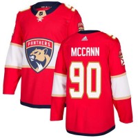 Adidas Florida Panthers #90 Jared McCann Red Home Authentic Stitched NHL Jersey