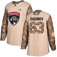 Adidas Florida Panthers #63 Evgenii Dadonov Camo Authentic 2017 Veterans Day Stitched NHL Jersey