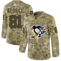 Adidas Pittsburgh Penguins #81 Phil Kessel Camo Authentic Stitched NHL Jersey