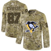 Adidas Pittsburgh Penguins #87 Sidney Crosby Camo Authentic Stitched NHL Jersey