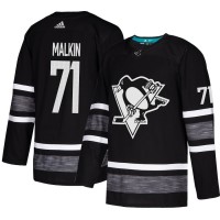 Adidas Pittsburgh Penguins #71 Evgeni Malkin Black 2019 All-Star Game Parley Authentic Stitched NHL Jersey