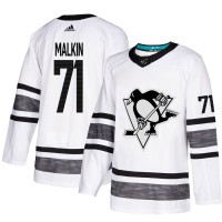 Adidas Pittsburgh Penguins #71 Evgeni Malkin White 2019 All-Star Game Parley Authentic Stitched NHL Jersey