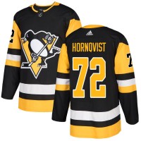 Adidas Pittsburgh Penguins #72 Patric Hornqvist Black Home Authentic Stitched NHL Jersey