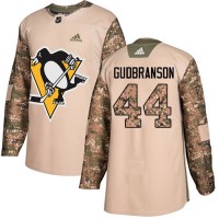 Adidas Pittsburgh Penguins #44 Erik Gudbranson Camo Authentic 2017 Veterans Day Stitched NHL Jersey