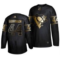 Adidas Pittsburgh Penguins #44 Erik Gudbranson Men's 2019 Black Golden Edition Authentic Stitched NHL Jersey