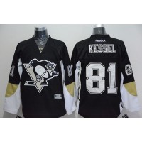Pittsburgh Penguins #81 Phil Kessel Black Home Stitched NHL Jersey