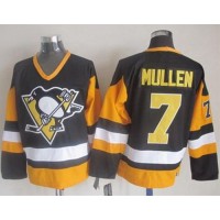 Pittsburgh Penguins #7 Joe Mullen Black CCM Throwback Stitched NHL Jersey