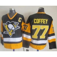 Pittsburgh Penguins #77 Paul Coffey Black CCM Throwback Stitched NHL Jersey
