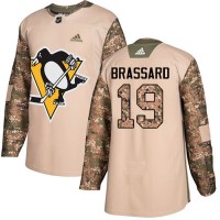 Adidas Pittsburgh Penguins #19 Derick Brassard Camo Authentic 2017 Veterans Day Stitched NHL Jersey