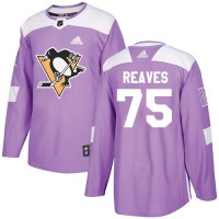 Adidas Pittsburgh Penguins #75 Ryan Reaves Purple Authentic Fights Cancer Stitched NHL Jersey
