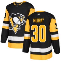 Adidas Pittsburgh Penguins #30 Matt Murray Black Home Authentic Stitched NHL Jersey