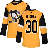 Adidas Pittsburgh Penguins #30 Matt Murray Gold Alternate Authentic Stitched NHL Jersey