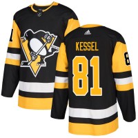 Adidas Pittsburgh Penguins #81 Phil Kessel Black Home Authentic Stitched NHL Jersey