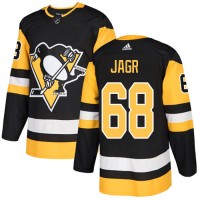 Adidas Pittsburgh Penguins #68 Jaromir Jagr Black Home Authentic Stitched NHL Jersey