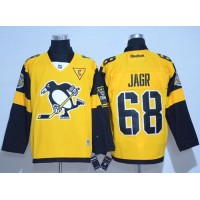 Pittsburgh Penguins #68 Jaromir Jagr Gold 2017 Stadium Series Stitched NHL Jersey