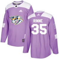 Adidas Nashville Predators #35 Pekka Rinne Purple Authentic Fights Cancer Stitched NHL Jersey