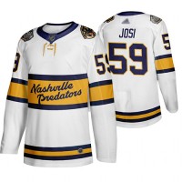 Adidas Nashville Predators #59 Roman Josi White Authentic 2020 Winter Classic Stitched NHL Jersey