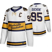 Adidas Nashville Predators #95 Matt Duchene White Authentic 2020 Winter Classic Stitched NHL Jersey
