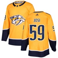 Adidas Nashville Predators #59 Roman Josi Yellow Home Authentic Stitched NHL Jersey