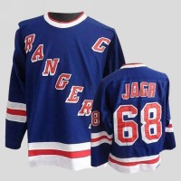 New York Rangers #68 Jaromir Jagr Stitched Blue CCM Throwback NHL Jersey