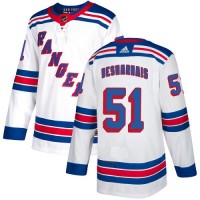 Adidas New York Rangers #51 David Desharnais White Away Authentic Stitched NHL Jersey