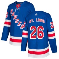 Adidas New York Rangers #26 Martin St. Louis Royal Blue Home Authentic Stitched NHL Jersey