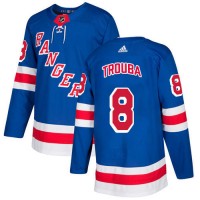 Adidas New York Rangers #8 Jacob Trouba Royal Blue Home Authentic Stitched NHL Jersey