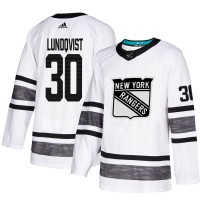 Adidas New York Rangers #30 Henrik Lundqvist White Authentic 2019 All-Star Stitched NHL Jersey