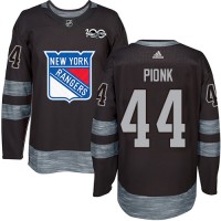 Adidas New York Rangers #44 Neal Pionk Black 1917-2017 100th Anniversary Stitched NHL Jersey