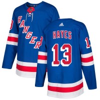 Adidas New York Rangers #13 Kevin Hayes Royal Blue Home Authentic Stitched NHL Jersey