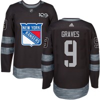 Adidas New York Rangers #9 Adam Graves Black 1917-2017 100th Anniversary Stitched NHL Jersey