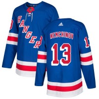 Adidas New York Rangers #13 Sergei Nemchinov Royal Blue Home Authentic Stitched NHL Jersey