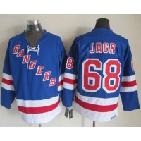 New York Rangers #68 Jaromir Jagr Light Blue CCM Throwback Stitched NHL Jersey