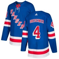 Adidas New York Rangers #4 Ron Greschner Royal Blue Home Authentic Stitched NHL Jersey