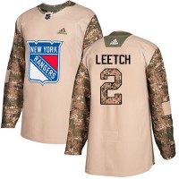 Adidas New York Rangers #2 Brian Leetch Camo Authentic 2017 Veterans Day Stitched NHL Jersey