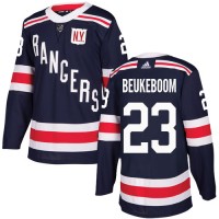Adidas New York Rangers #23 Jeff Beukeboom Navy Blue Authentic 2018 Winter Classic Stitched NHL Jersey