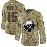 Adidas Buffalo Sabres #15 Jack Eichel Camo Authentic Stitched NHL Jersey