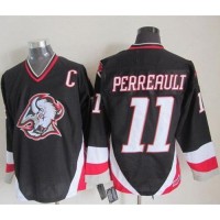 Buffalo Sabres #11 Gilbert Perreault Black CCM Throwback Stitched NHL Jersey
