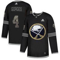 Adidas Buffalo Sabres #4 Josh Gorges Black Authentic Classic Stitched NHL Jersey