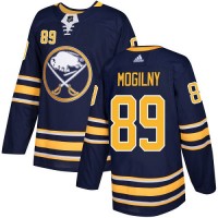 Adidas Buffalo Sabres #89 Alexander Mogilny Navy Blue Home Authentic Stitched NHL Jersey