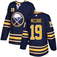 Adidas Buffalo Sabres #19 Jake McCabe Navy Blue Home Authentic Stitched NHL Jersey