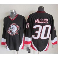 Buffalo Sabres #30 Ryan Miller Black CCM Throwback Stitched NHL Jersey