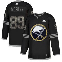 Adidas Buffalo Sabres #89 Alexander Mogilny Black Authentic Classic Stitched NHL Jersey