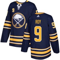 Adidas Buffalo Sabres #9 Derek Roy Navy Blue Home Authentic Stitched NHL Jersey