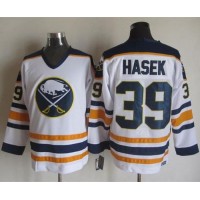 Buffalo Sabres #39 Dominik Hasek White CCM Throwback Stitched NHL Jersey