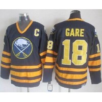Buffalo Sabres #18 Danny Gare Navy Blue CCM Throwback Stitched NHL Jersey