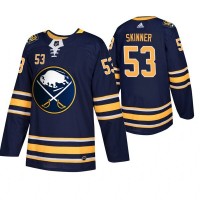 Buffalo Buffalo Sabres #53 Jeff Skinner Men's Navy 50th Anniversary Home Authentic Jersey