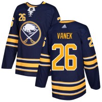 Adidas Buffalo Sabres #26 Thomas Vanek Navy Blue Home Authentic Stitched NHL Jersey