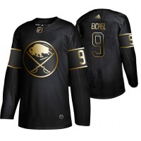 Adidas Buffalo Sabres #9 Jack Eichel Men's 2019 Black Golden Edition Authentic Stitched NHL Jersey